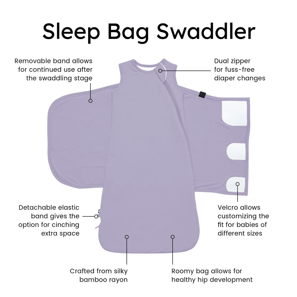 Sleep Bag Swaddler in Taro 1.0