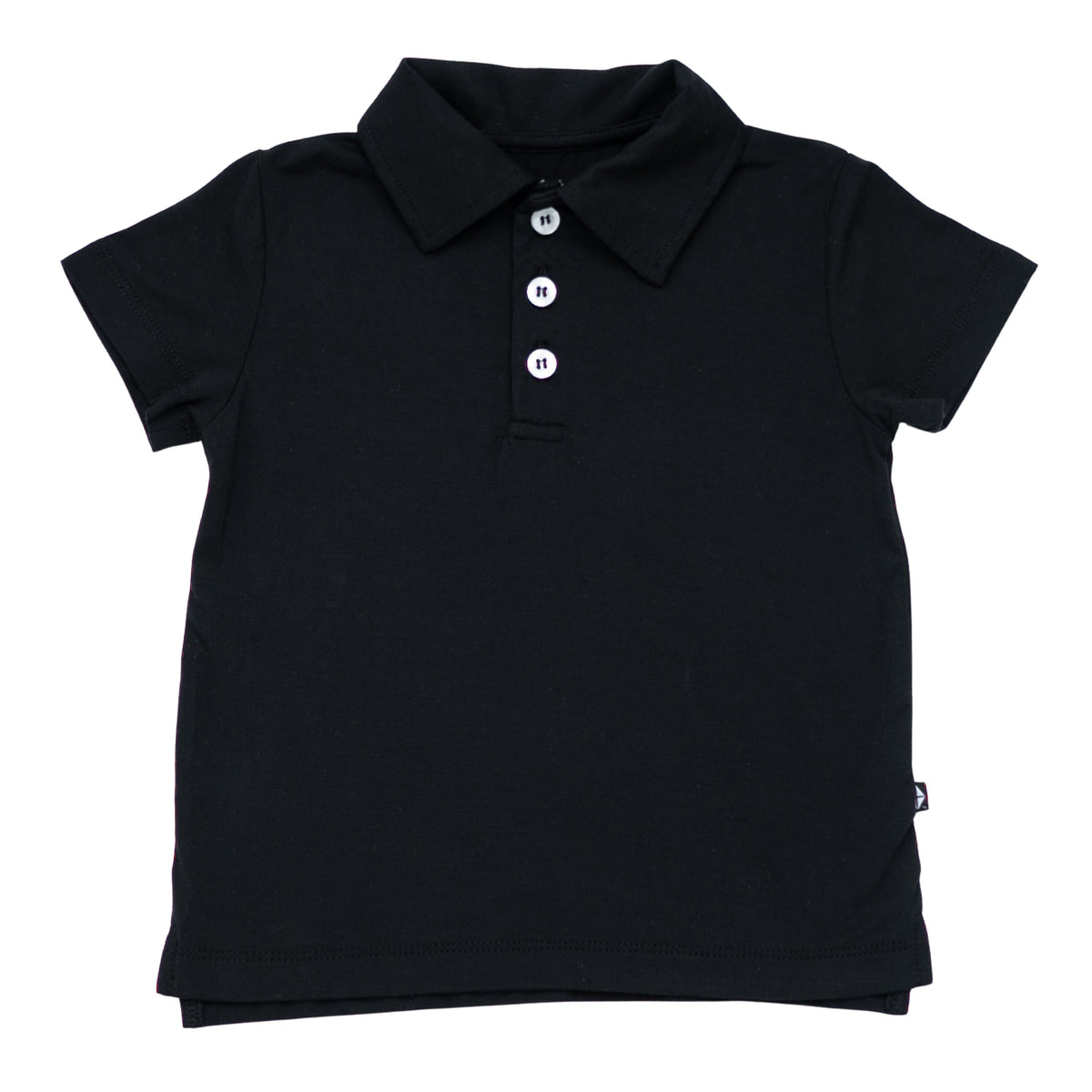 Toddler Short Sleeve Polo in Midnight