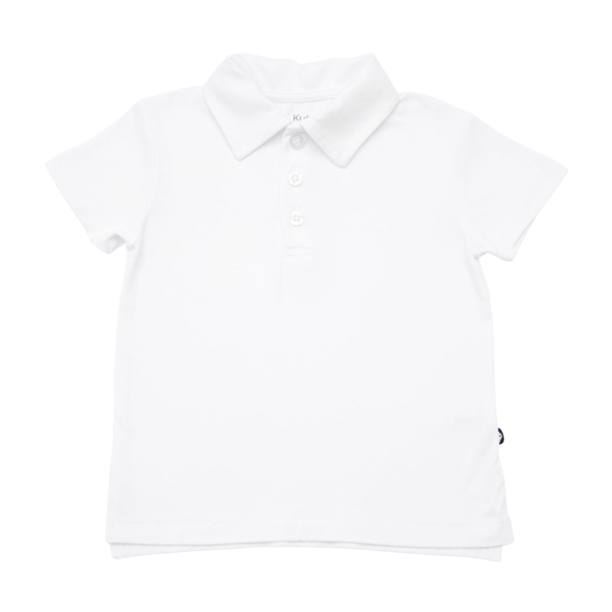 Toddler Short Sleeve Polo in Snow