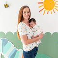 Women's Oversized V-Neck Tee in The Very Hungry Caterpillar™ and Friends