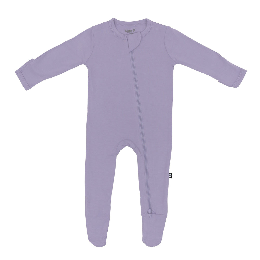 Zippered Footie in Taro