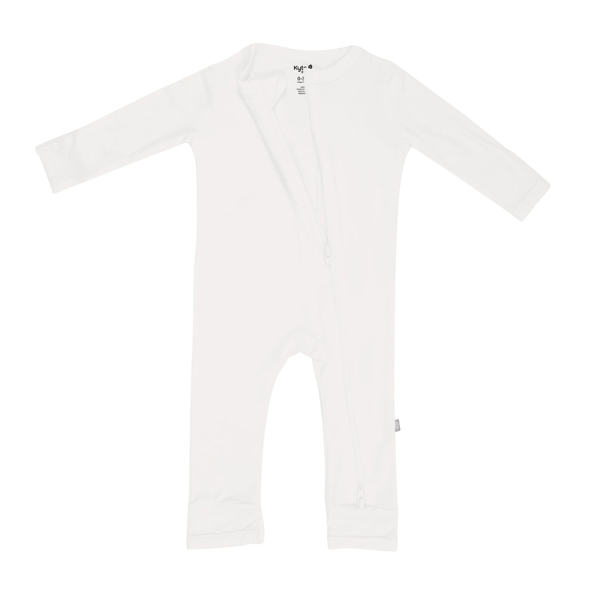 Zippered Romper in Cloud